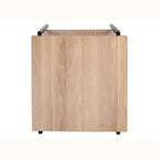 17 Two Tier Oak Side Table