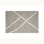12'x15' Gray-Ivory Wool Rug