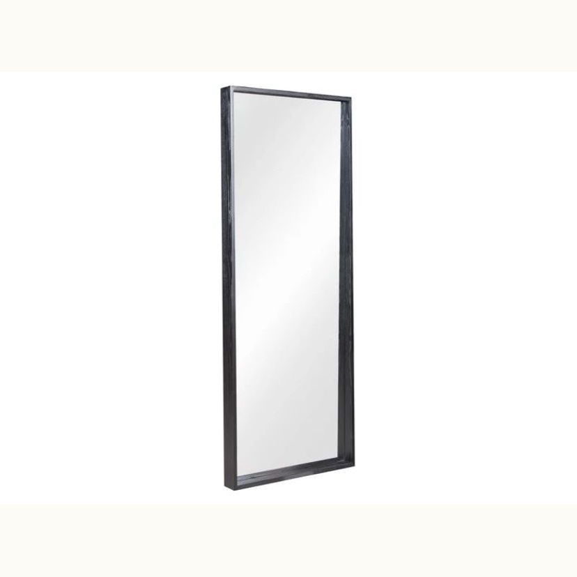 78Tall Black Floor Mirror